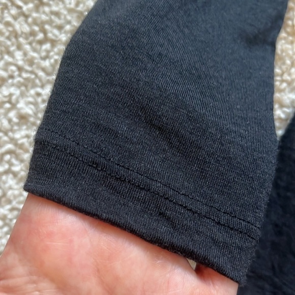 AMERICAN GIANT Long Sleeve Tee in Black Size Small - Picture 6 of 8